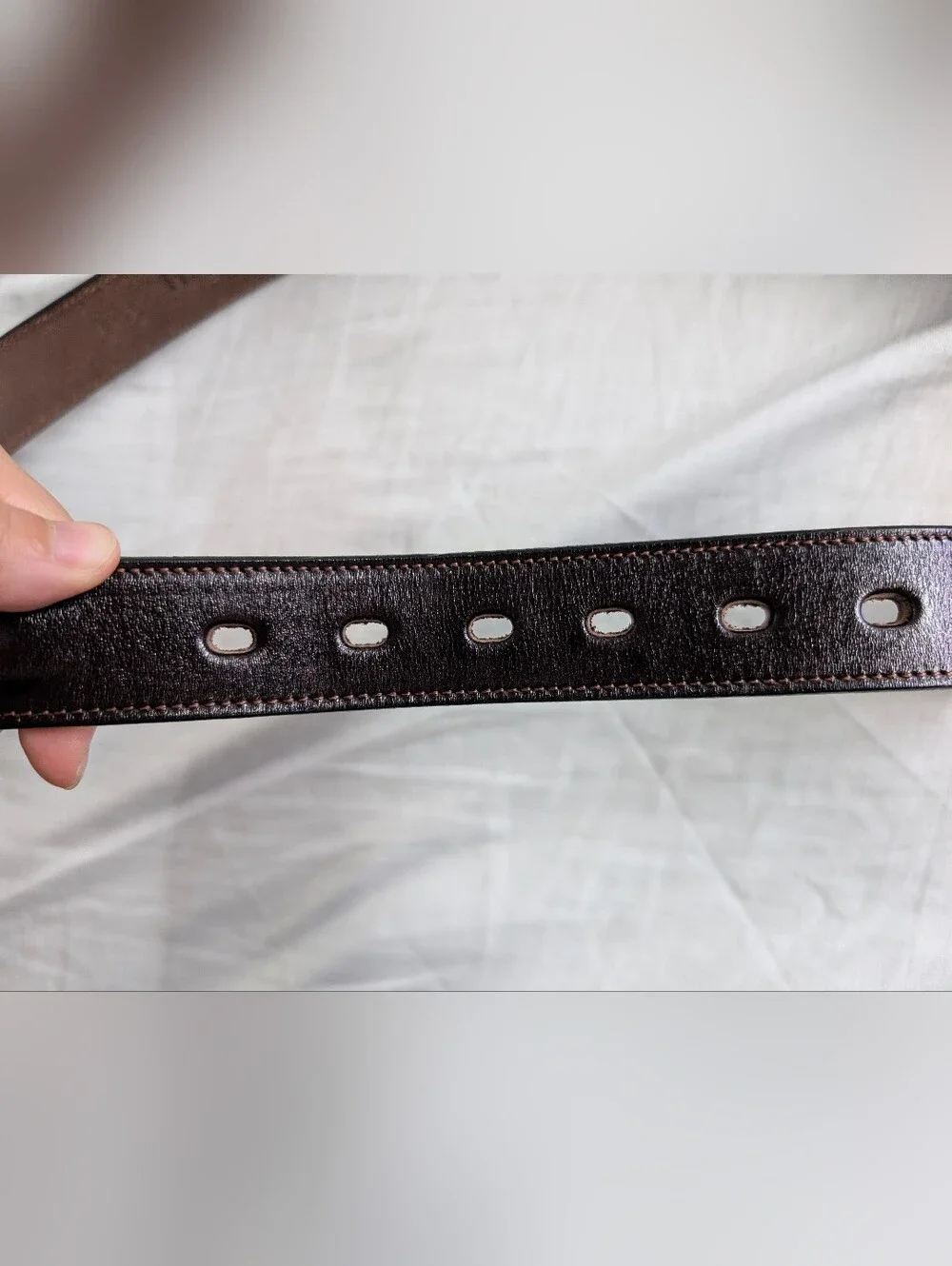 Men's Hanks Belts The Esquire Premium Dress Belt, Havana color, 1.25